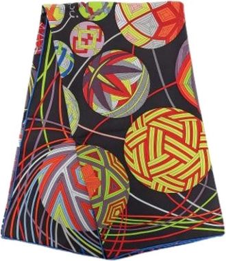 Herm&egrave;s Pre-owned L Art du Temari Silk Scarf - Dames - Vintage Accessoires - Veelkleurig - ONE Size - Vintage