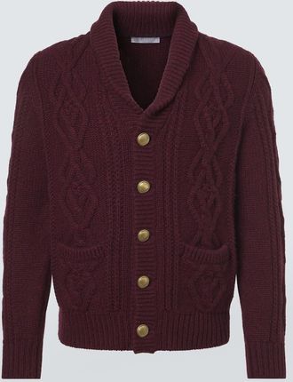 Brunello Cucinelli Cardigan in cashmere a trecce