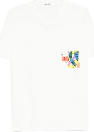Bode Abstract-print Pocket T-shirt