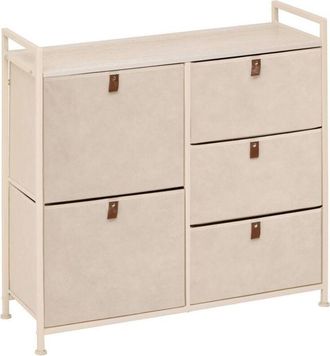 5five Simply Smart Contenitore a 5 cassetti tissa, beige - 5five