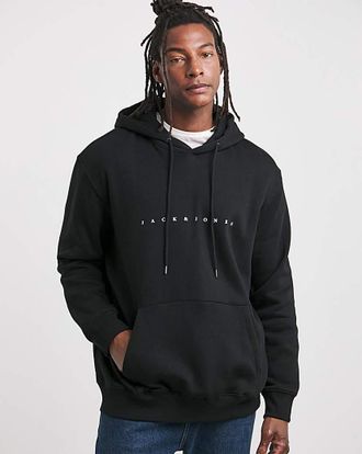 Jack & Jones Jack & Jones Star Logo Hoodie - Black