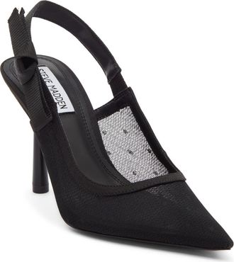 Steve Madden Stefani Slingback Pump in Black at Nordstrom Rack, Size 7.5