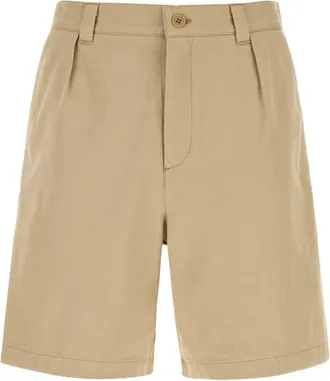 A.P.C. Beige Solid Shorts