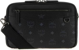 MCM Printed Canvas Small Diamond Crossbody Bag