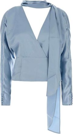 Ganni Mujer, Blusas y Camisas, Azul, Talla: M