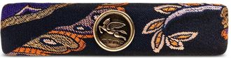 Etro Fermaglio con stampa paisley - Nero