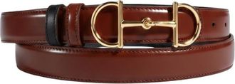 Gucci Brown Horsebit Buckle Belt