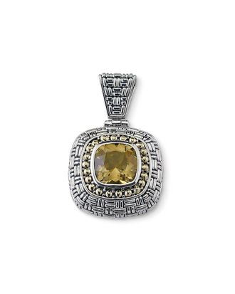 Samuel B. Silver Citrine Temple Pendant