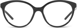 Prada Bril met ovaal montuur - Zwart