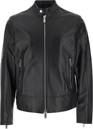 Dsquared2 Heren, Jassen, Zwart, Maat: L Leer