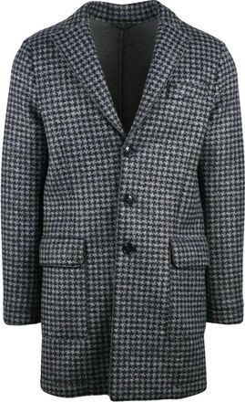 L.B.M. 1911 L.b.m. 1911, Jassen, Heren, Grijs, M, Wol, Cappotto