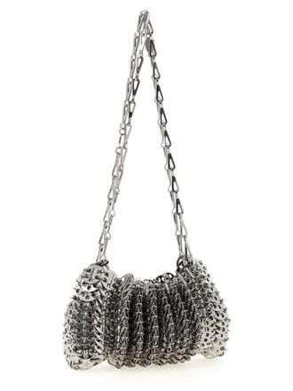 Paco Rabanne Sculptural Chainmail Shoulder Bag - Silver
