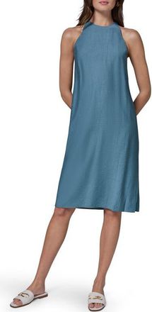 DKNY Sleeveless Midi Dress in Washed Indigo at Nordstrom, Size 16