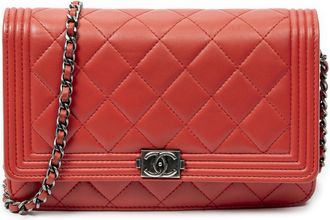 Chanel Boy Wallet on Chain schoudertas