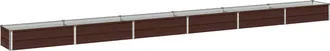 vidaXL Cama De Jard&iacute;n Elevada Marr&oacute;n 480 X 40 X 24 Cm Vidaxl