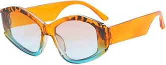 Generic Men And Women Trends Party Photo Shoots Sunglasses Outdoor Commuter Sports Vacation Sun Glasses(Orange)