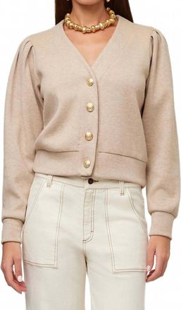 Fifteen Twenty Womens Madeline Cardigan In Light Tan
