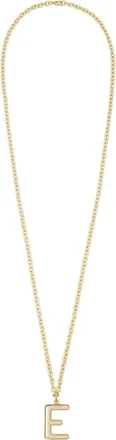 Roxanne Assoulin The Big Puffy Initial Pendant Necklace in Gold - E at Nordstrom