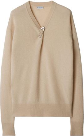 Burberry Maglione in cashmere - Toni neutri