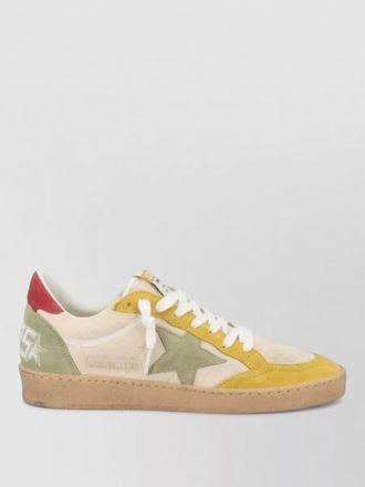 Golden Goose ball star nylon sneakers suede heel spur
