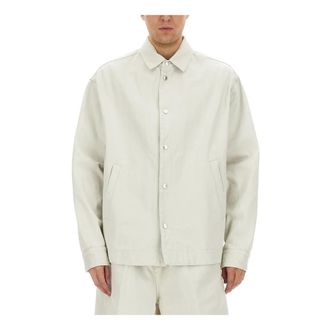 Dsquared2 Icon Ice Over Shirt - Heren - Zomerjassen - Beige - L - Jassen