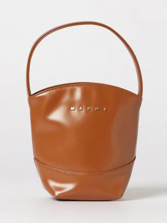 Marni Borsa Flower Basket in pelle sintetica