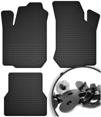 OEM Alfombrillas De Goma + Topes Para: Volkswagen Polo Iii Fl 6n2 Hatchback, Sed&aacute;n, Cl&aacute;sico (1999-2001)