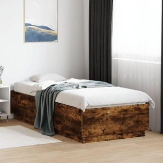 vidaXL Giroletto Rovere Fumo 90x200 cm in Legno Multistrato - Vidaxl