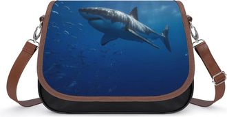 Generic Shark Crossbody Bags for Women Shoulder Messenger Bag Purse Handbags