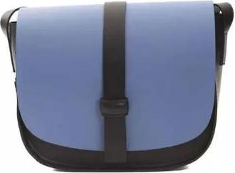 Pompei Donatella Blue Leather Crossbody Womens Bag