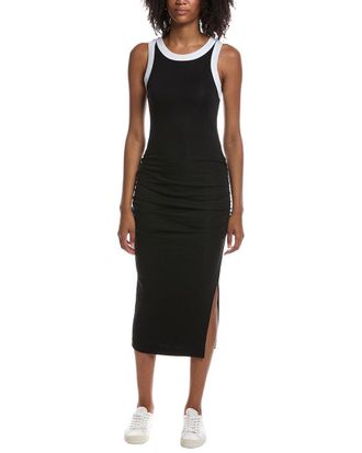 Michael Stars Wren Ringer Ruched Midi Dress