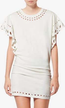 Isabel Marant Orlane Dress In Ecru