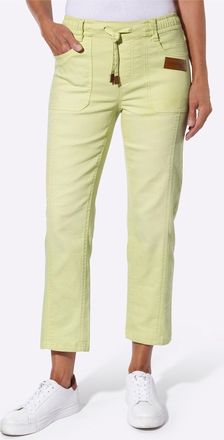 Casual Looks 7/8-Jeans CASUAL LOOKS, Damen, Gr. 36, Normalgr&ouml;ssen, pistazie, 81% Baumwolle, 17% Polyester, 2% Elasthan, unifarben, 7/8-L&auml;nge, Jeans 7/8-Jeans