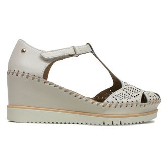 Pikolinos Aguadulce W3Z-1991 Leather Womens Comfort Sandals - Nata - Size:UK 4-4.5