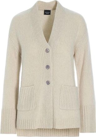 Bitte Kai Rand Kebukai Cardigan - Dames - Vesten - Beige - XL - Wol - Truien & Vesten