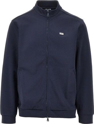 Emporio Armani Full-zip sweatshirt with logo plate Man XXL
