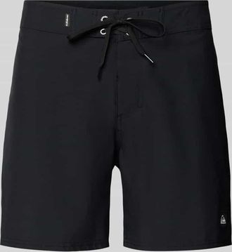 Quiksilver Regular Fit Shorts mit Logo-Stitching Modell Kaimana in BLACK, Gr&ouml;&szlig;e 30