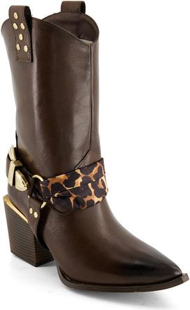 Andrea Womens Pointed Toe Western Style Boots 90766