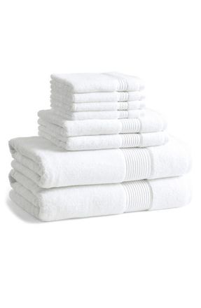 Ted Baker 8-Piece Bath Towel Set in White at Nordstrom