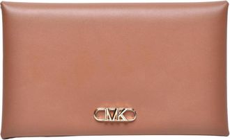 Michael Kors Reisportemonnee - Dames - Clutches - Bruin - ONE Size - Leer - Tassen