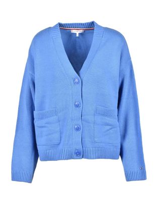 Tommy Hilfiger Katoenen Gebreide V-hals Cardigan