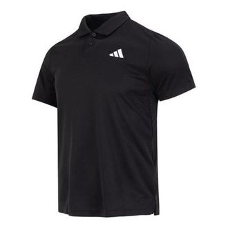 adidas Club Tennis Pique Polo Shirt Asia Sizing Black HS3246