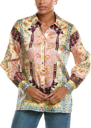 Elie Tahari The Lior Baroque Blouse