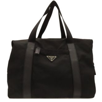 Prada Black Nylon Tote Bag (Pre-Owned)