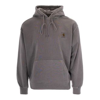 Carhartt Work in Progress Carhartt Wip, Hoodies, male, Gray, Size: S Hooded Nelson Sweatshirt