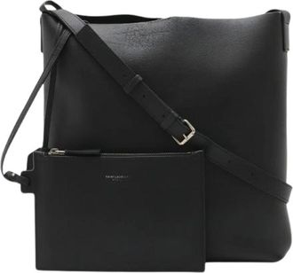 Saint Laurent Pre-owned Vintage Pouch Schoudertas - unisex - Vintage Schoudertas - Zwart - ONE Size - Leer - Vintage