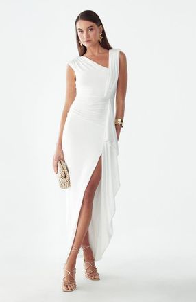 BWLDR Amira Maxi Dress in White at Nordstrom, Size 6