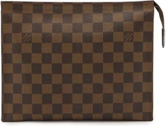 Louis Vuitton Pre-owned Clutches, female, Brown, Size: ONE SIZE Pre-owned Plastic Clutch