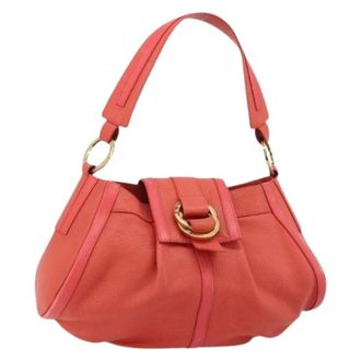 Bulgari Pre-owned Shoulder Bags, female, Pink, Size: ONE SIZE Pre-owned Vintage Shoulder Bag