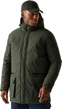 Regatta Mens Rhodo Padded Jacket Waterproof Breathable Insulated Winter Coat